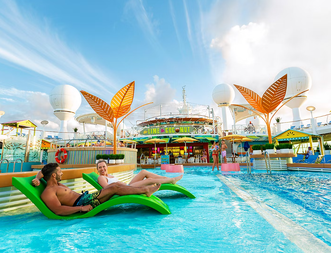 Amplified pool deck