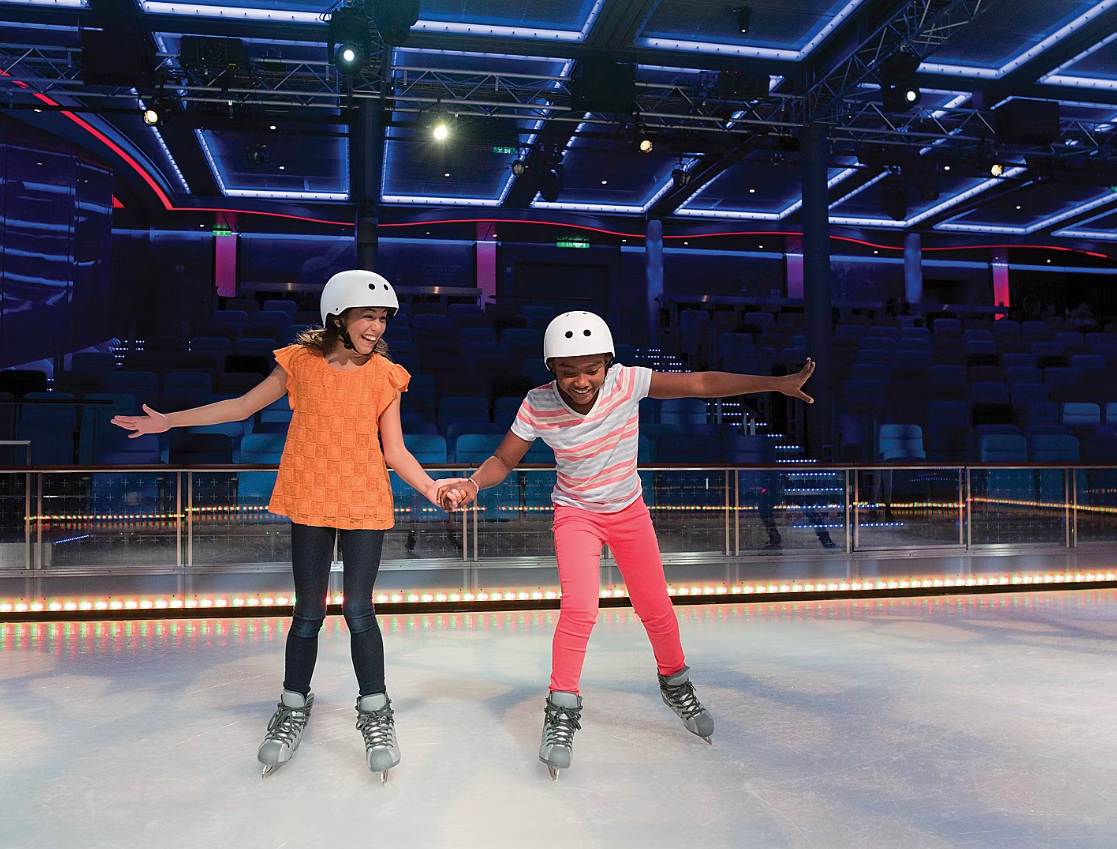 Ice skating